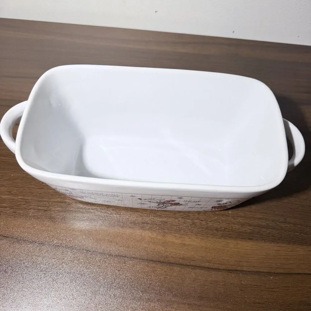 Disney Mickey Minnie Mouse Sketchbook Christmas Loaf Pan Bread 9X 5 X 4